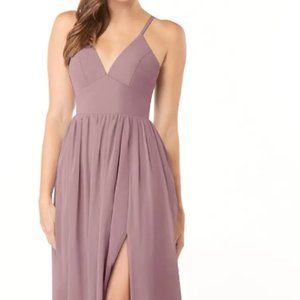 Azazie Aaida Dusty Rose Bridesmaid Dress Size A8